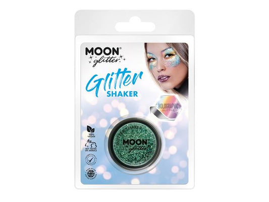 Holographic Fine Glitter Shaker,5g Green