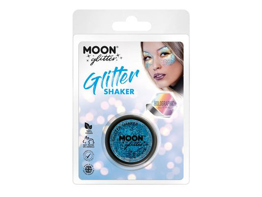 Holographic Fine Glitter Shaker,5g Blue