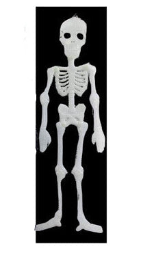 Skeleton 59in Plastic Decor White