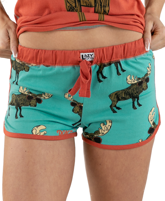 Don't Moose Blue with Me Women's PJ Short