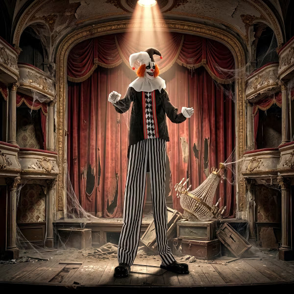 8.9ft Standing Animated Clown