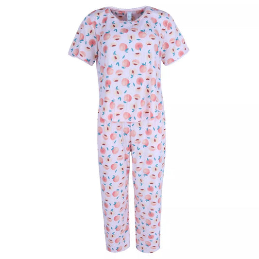 Siesta Ribbed Pj Set Pink