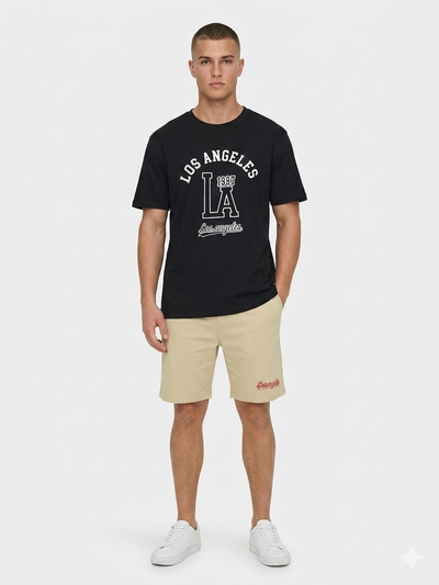 Conjunto Caballero Los Angeles  LA 1987 Negro-Beige