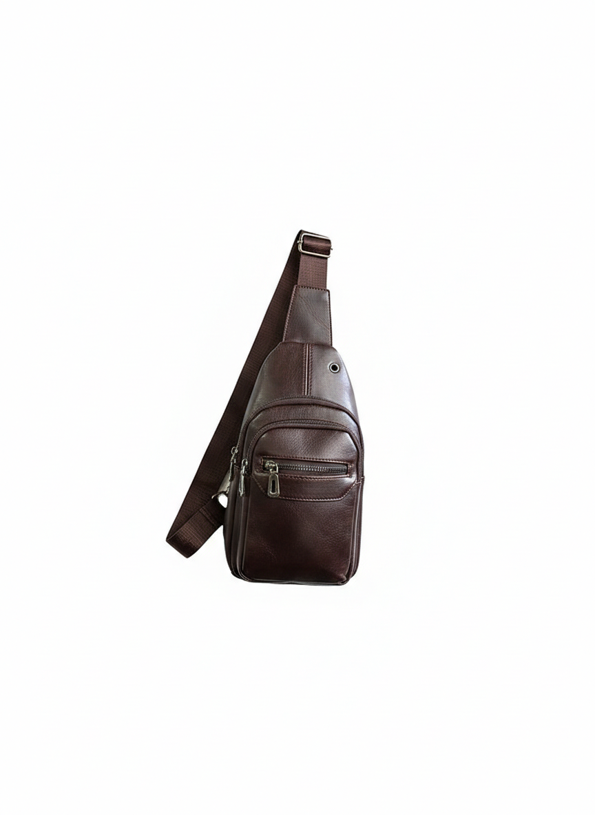 Single Shoulder Bag Brown