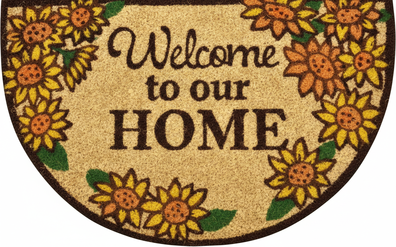 Mat Printed Coir 18x28 Welcome To Our Home