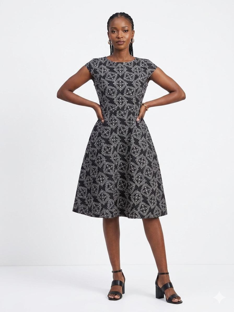 2 Tired Short Sleeve Plus Size dress