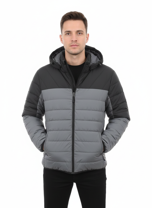 Mechanical Stretch Mideweight Blocked Qui Gravel