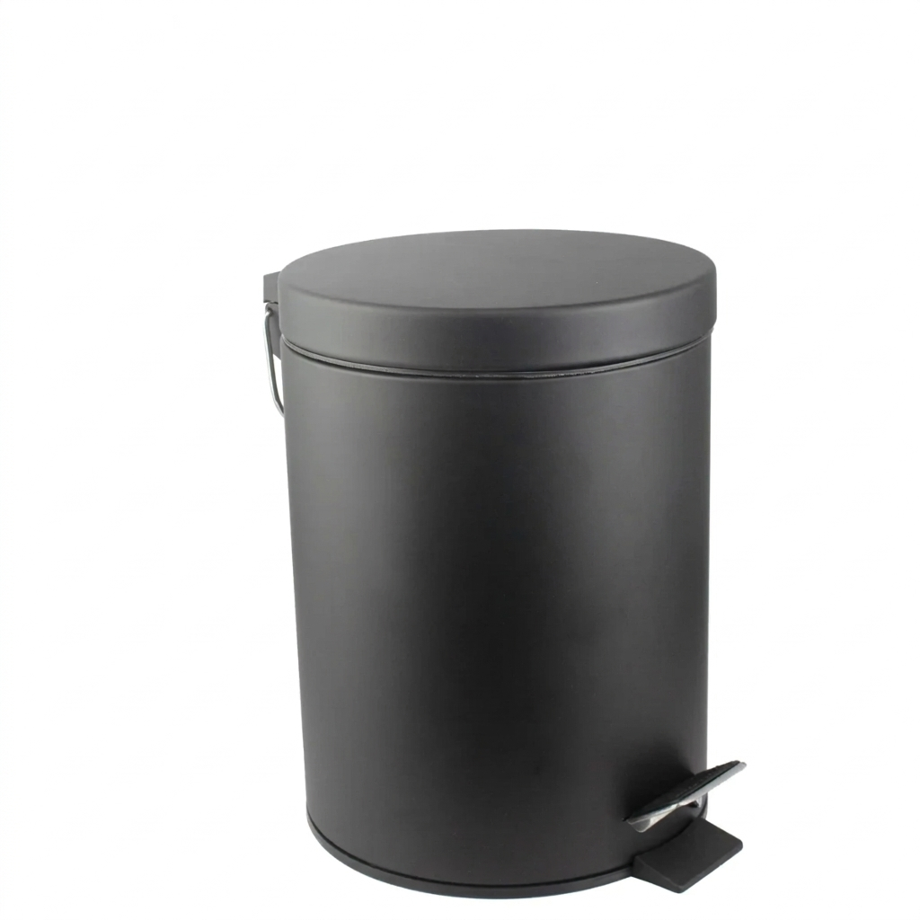 Matte Black- 5Liter Trash Can