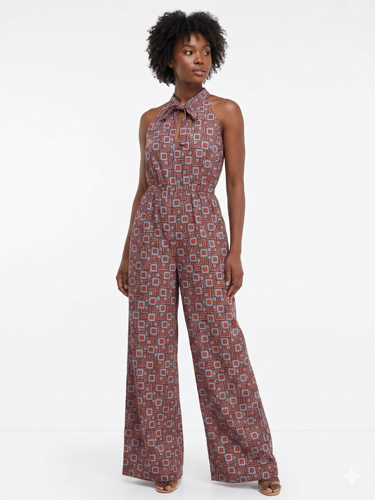 Jumpsuit Print  Etnia Negra
