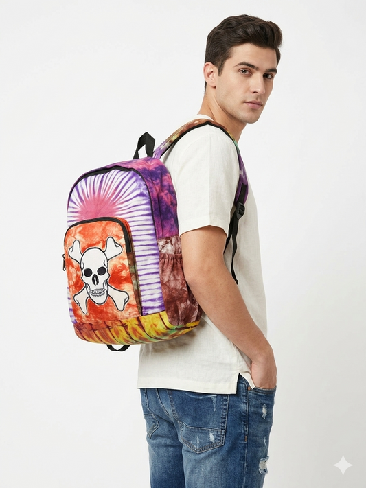 Bag  Skull Print    - Etnia Negra
