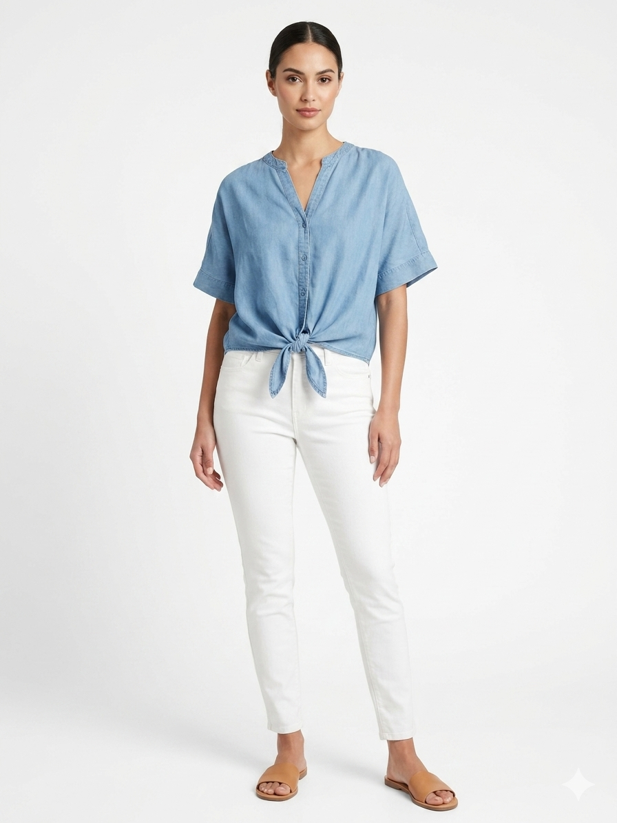 Blouse Light Wash  - Zac & Rachel