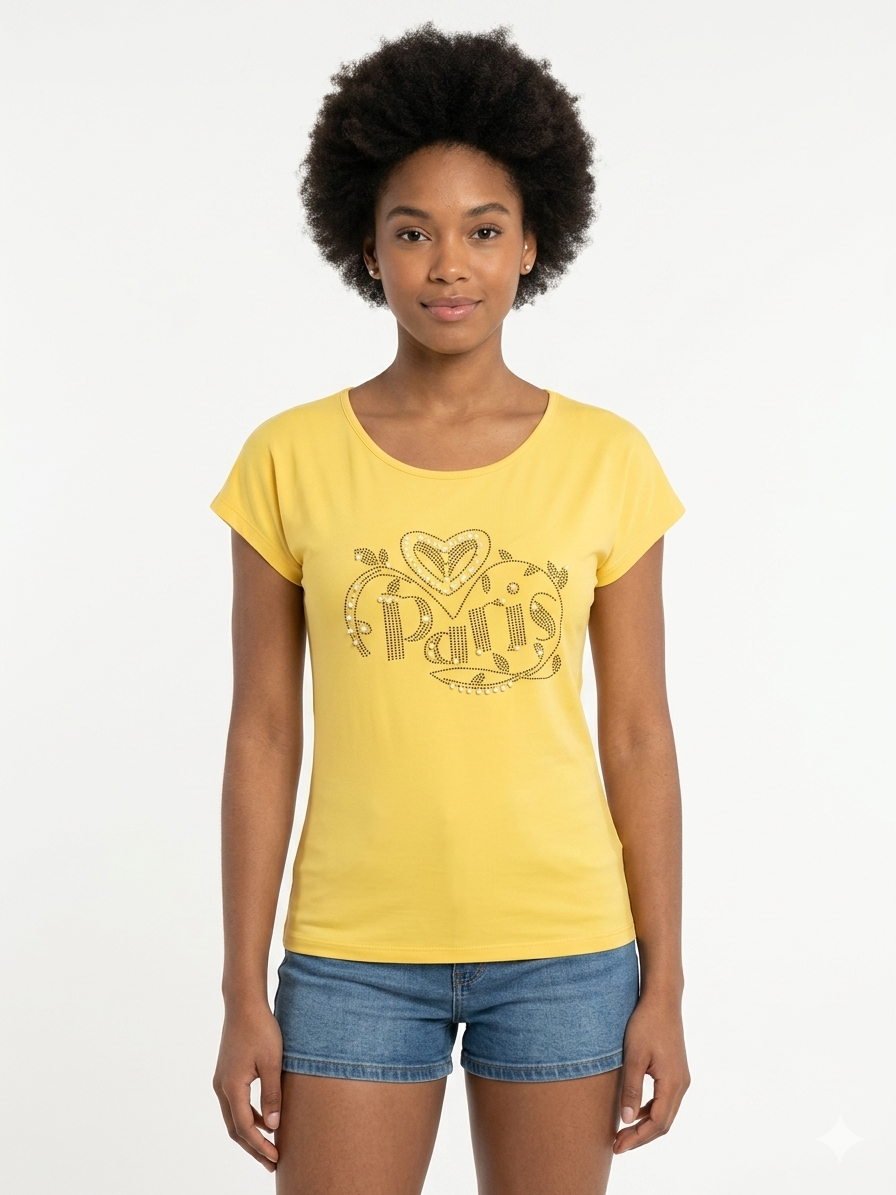 Diamonds Paris  Top Yellow