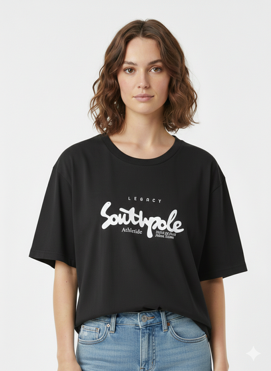 Legacy Cropped T-Shirt Black