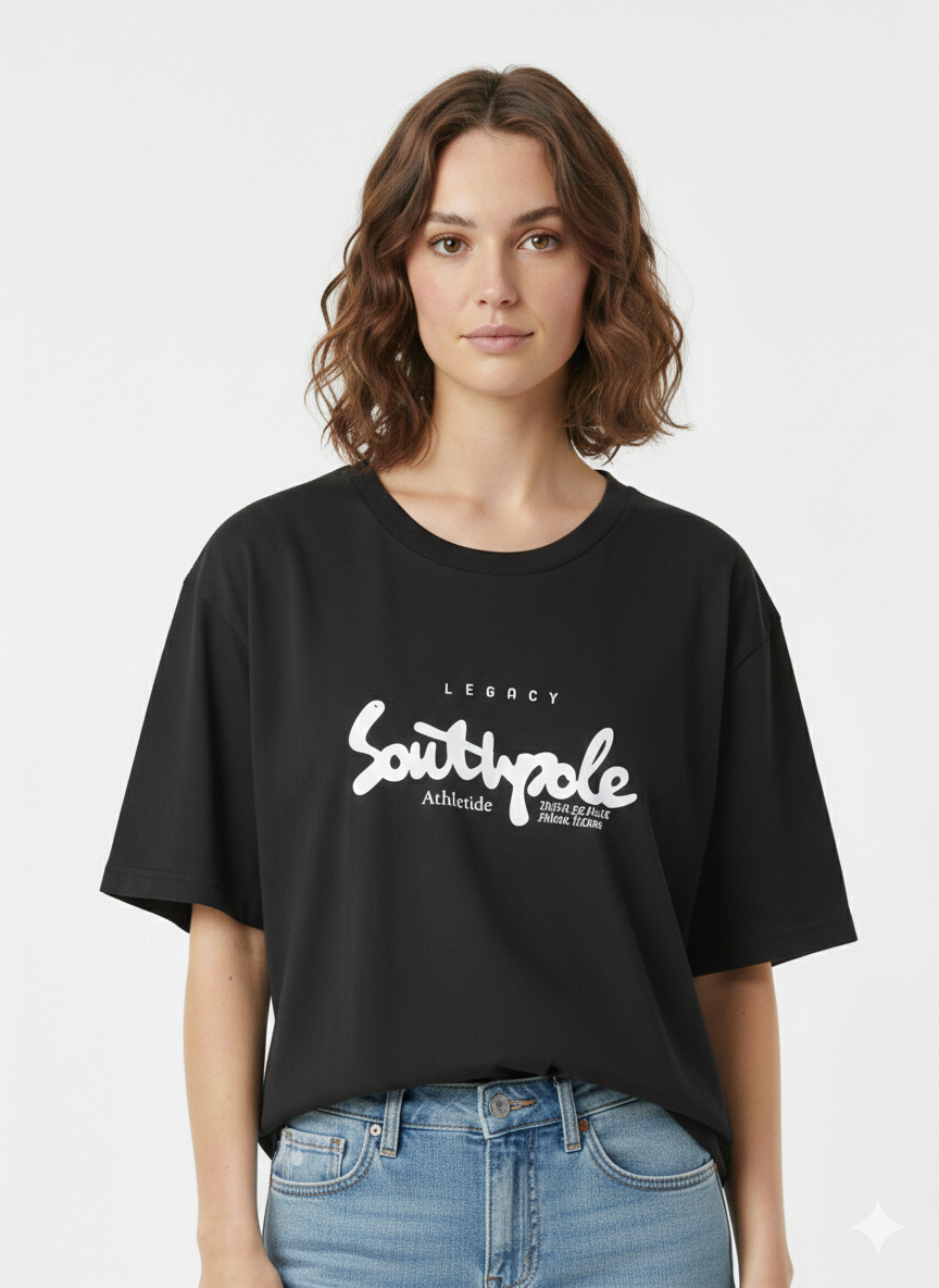 Legacy Cropped T-Shirt Black