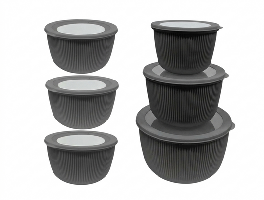 Food Container 4pcs Black