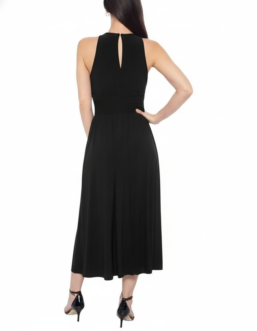 Black Midi Dress  - Marina