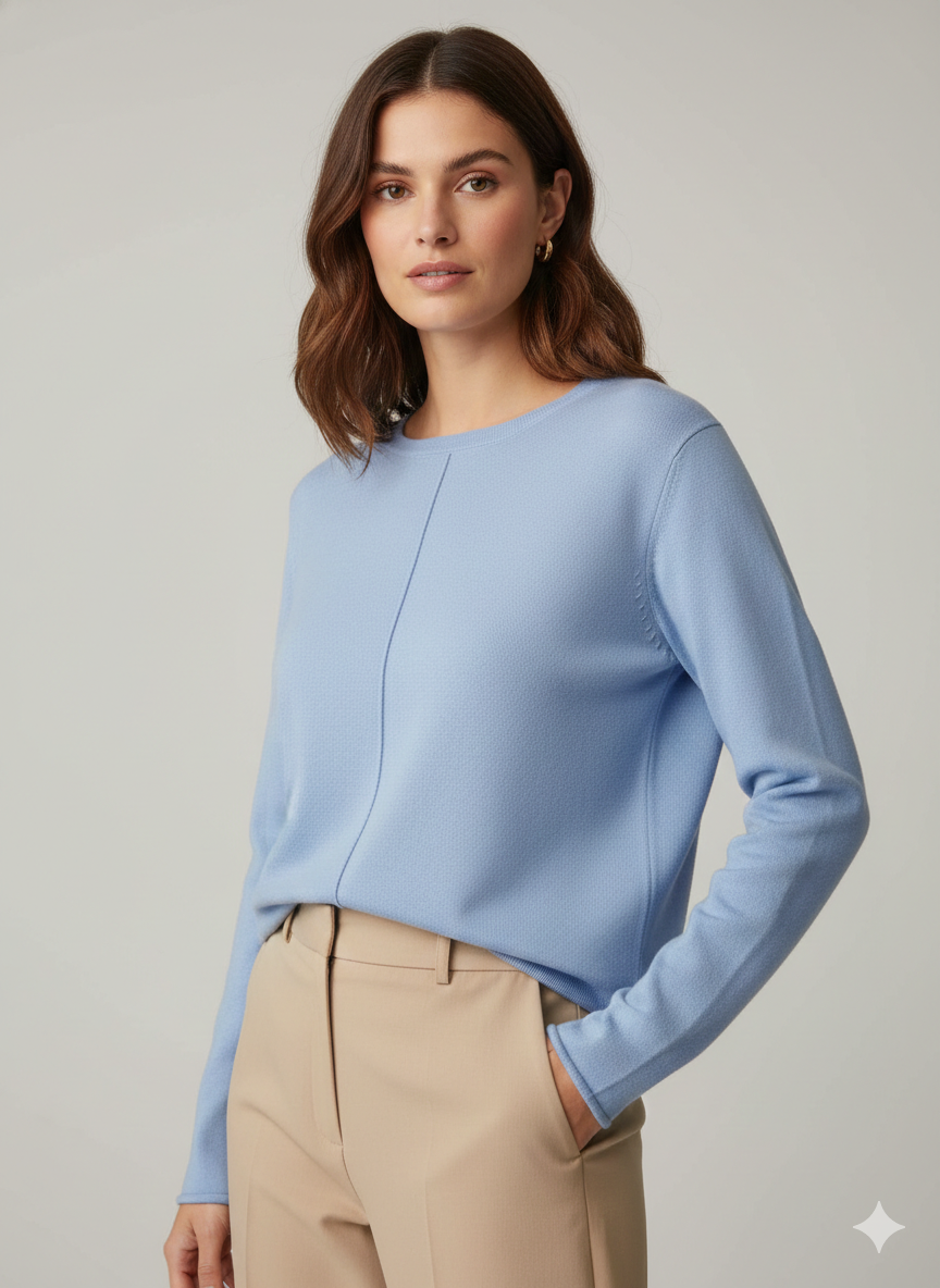 Ocean Center Seam Crewneck - Ninety