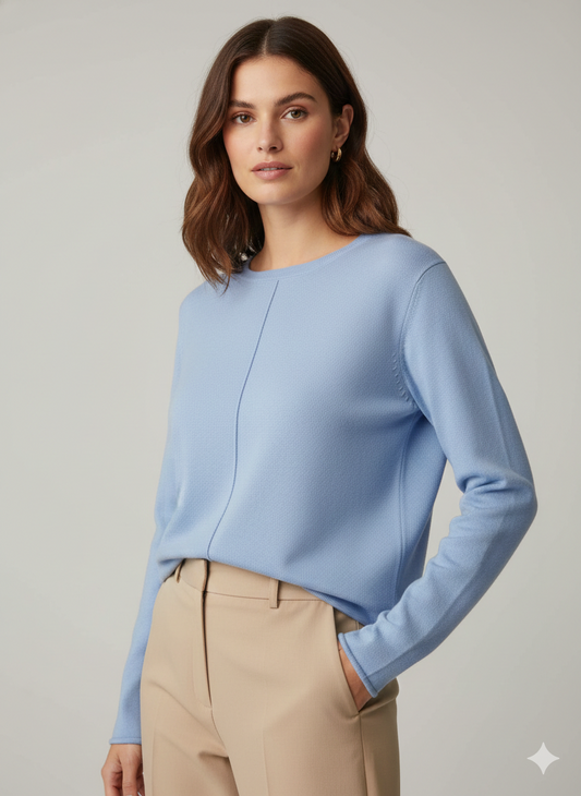 Ocean Center Seam Crewneck - Ninety