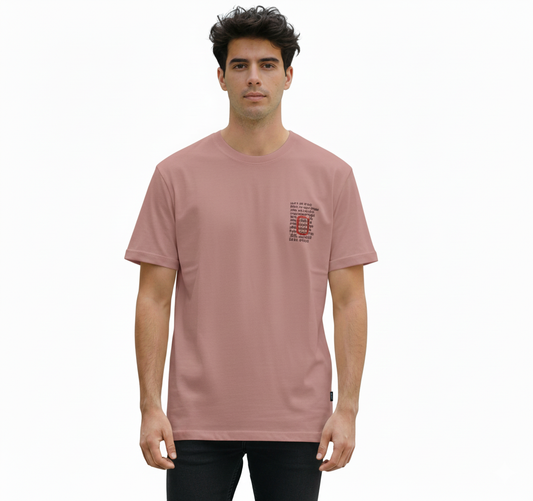 T-Shirt Men Rose  - Just Blu