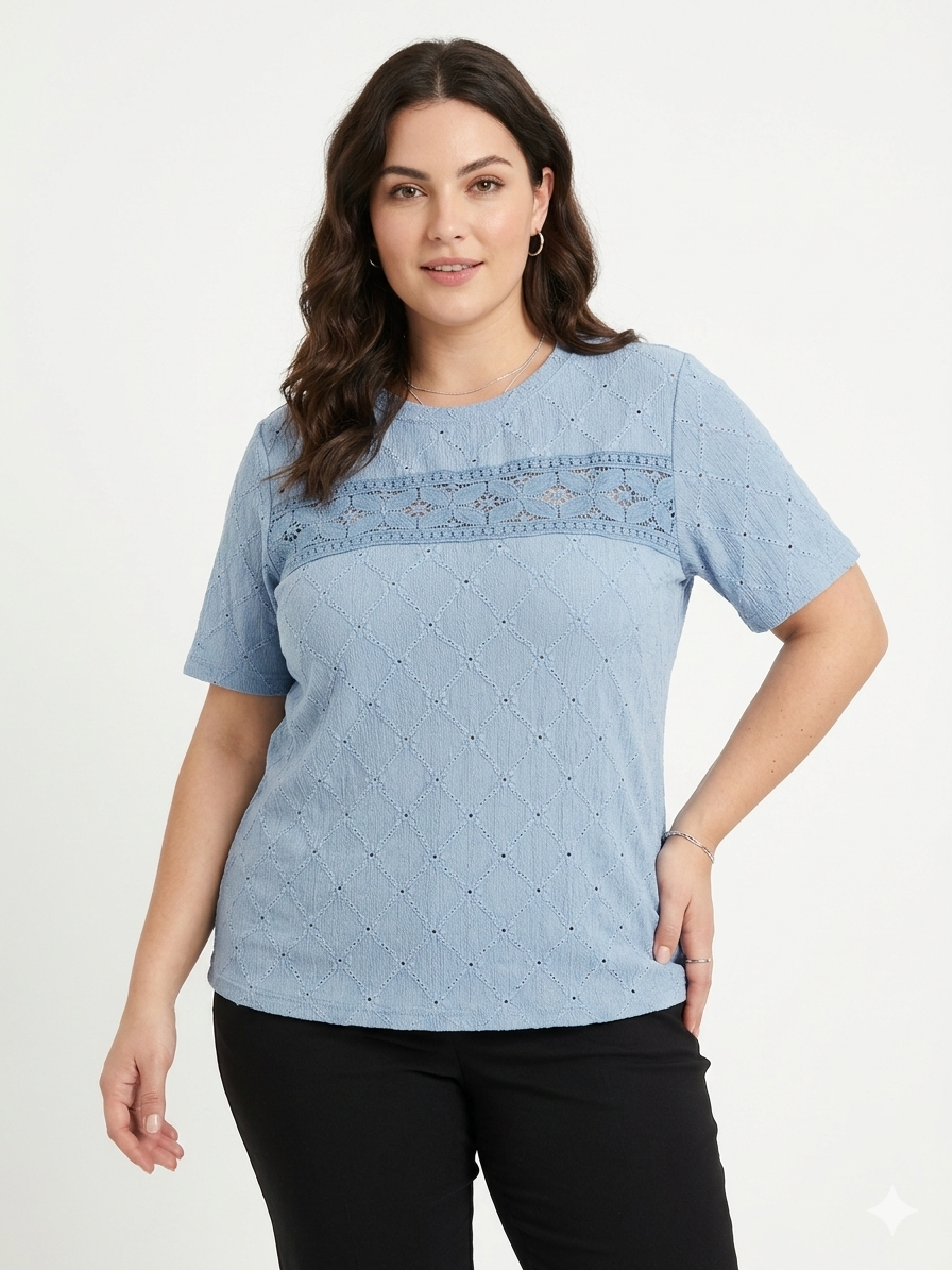 Plus Top Blue