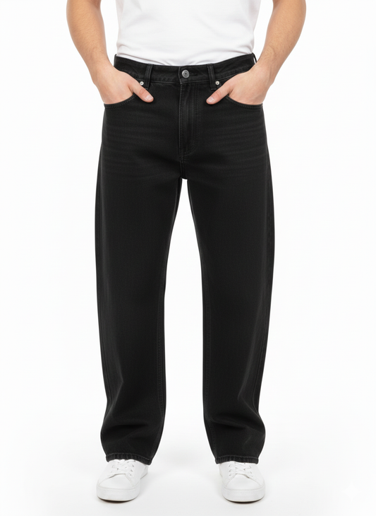 Men's Jeans Trousers, Black