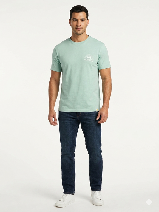 Adventure Gear Graphic Tee Mist Heather