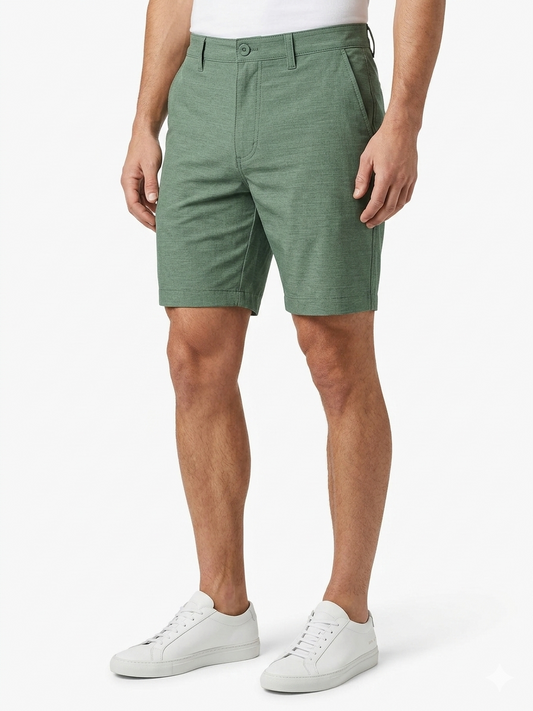 Poly 4 PKT Hybrid Short Dusty Teal
