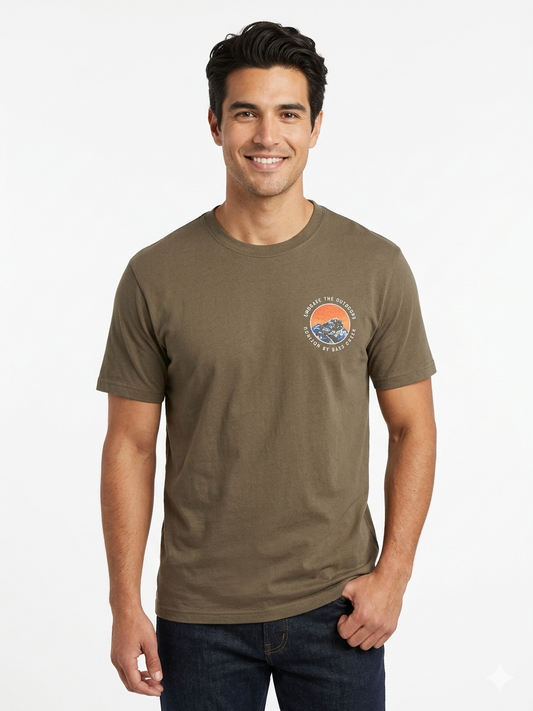 Parks Scene Tee Cocoa