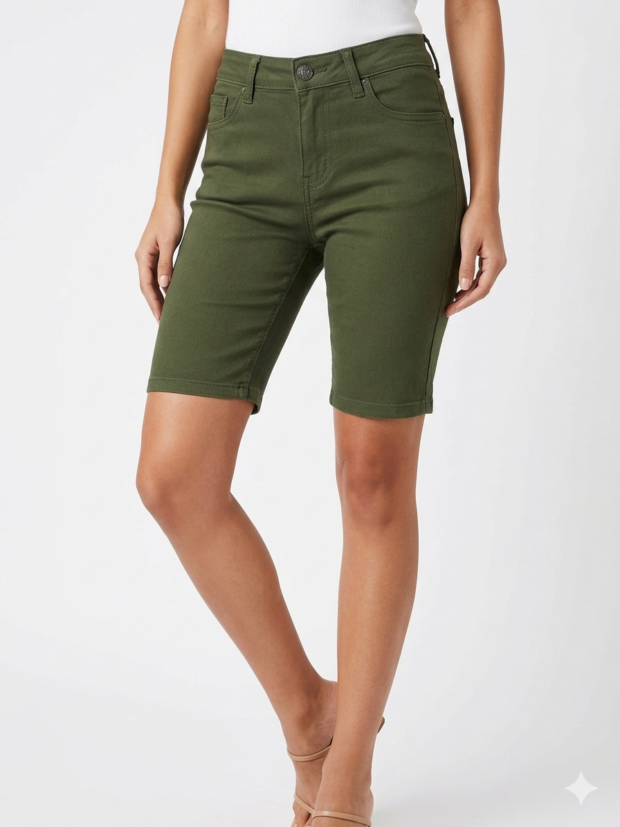 H-Stretch Bermuda Olive