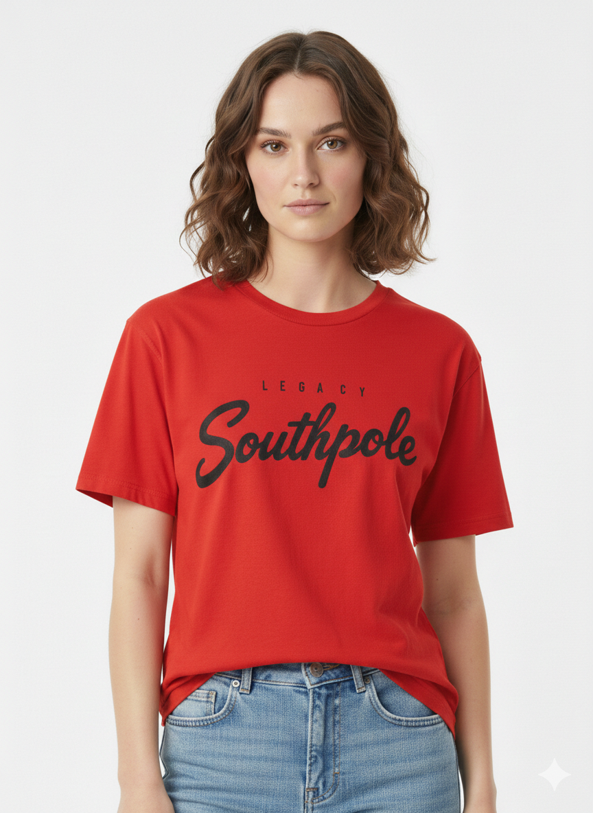 Legacy Cropped T-Shirt Red
