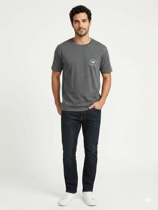 Adventure Gear Graphic Tee Charcoal Heather