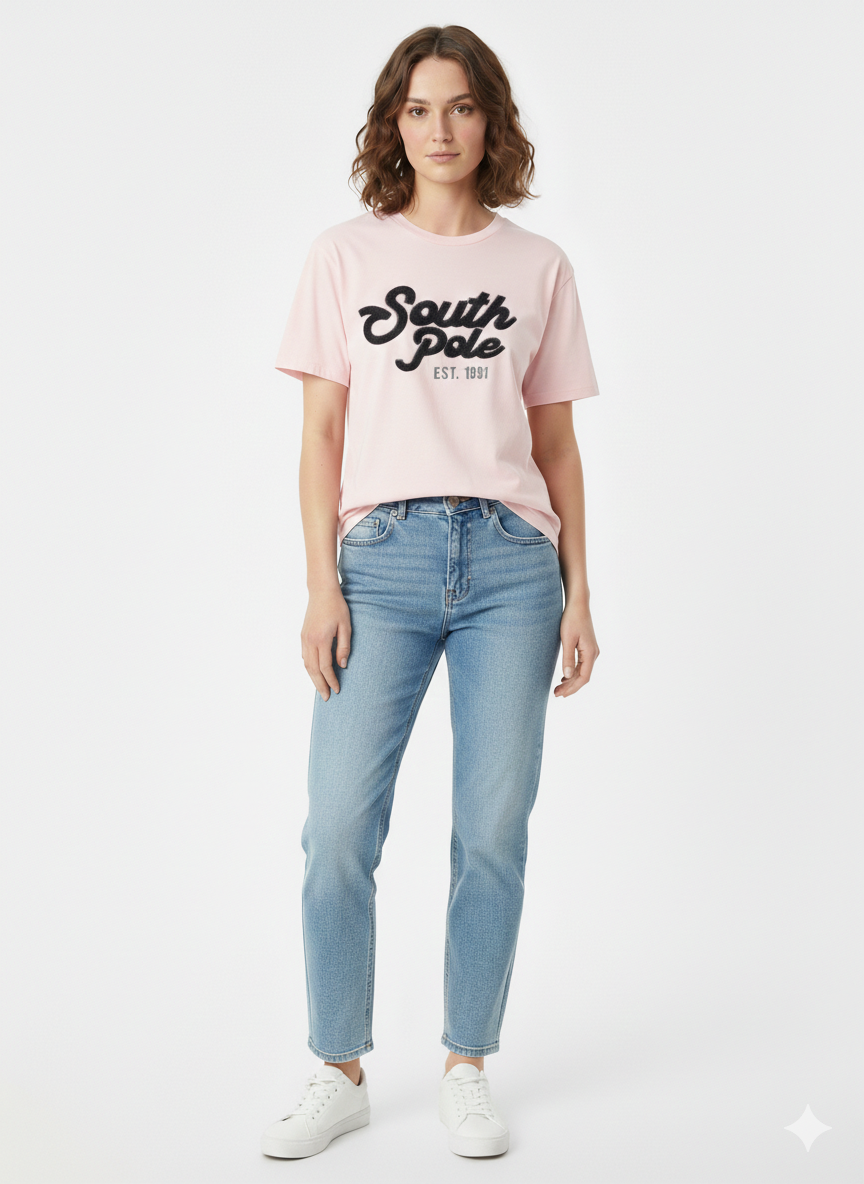 Legacy Cropped T-Shirt Soft Pink