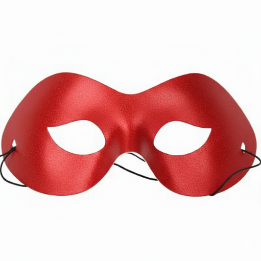 Red Fabric Masquerade Mask
