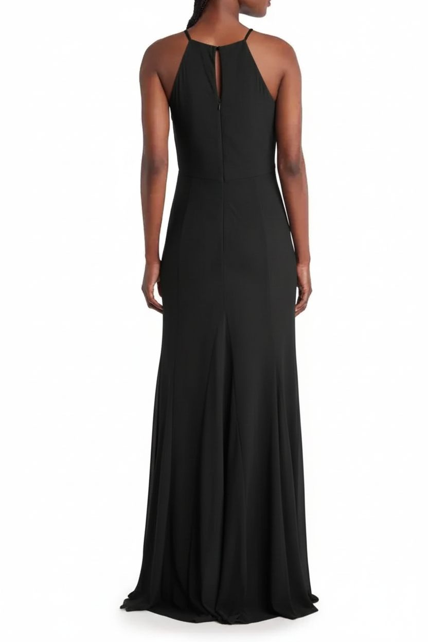 Halter Neck Gown Black - Jump