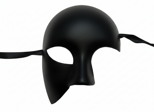 Black Phantom Half Face Mask