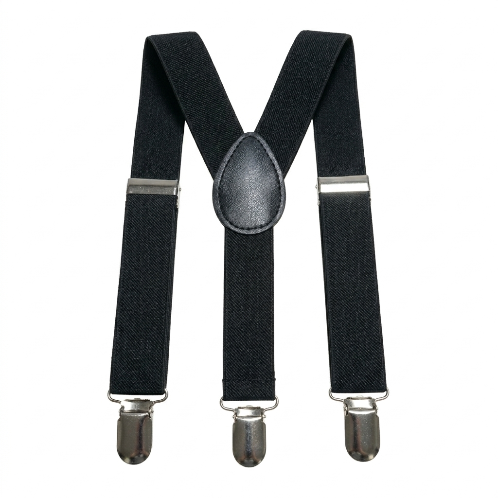 Black suspenders