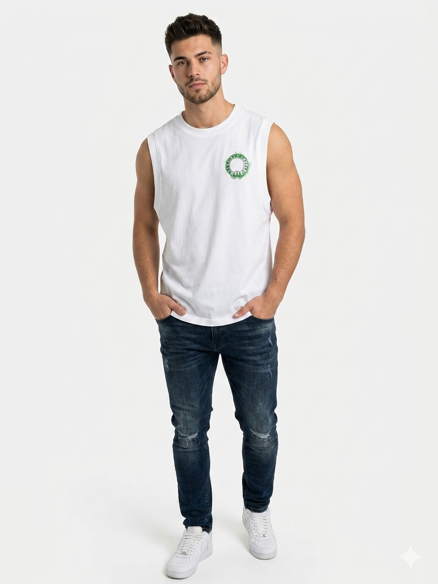 Camiseta Caballero  Blanco