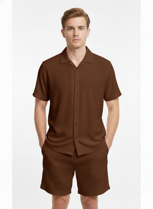 2-Piece set of Men's Mocca Shorts  - Just Blu