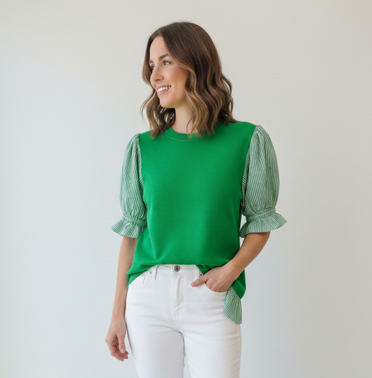 Pullover Green - Nanette