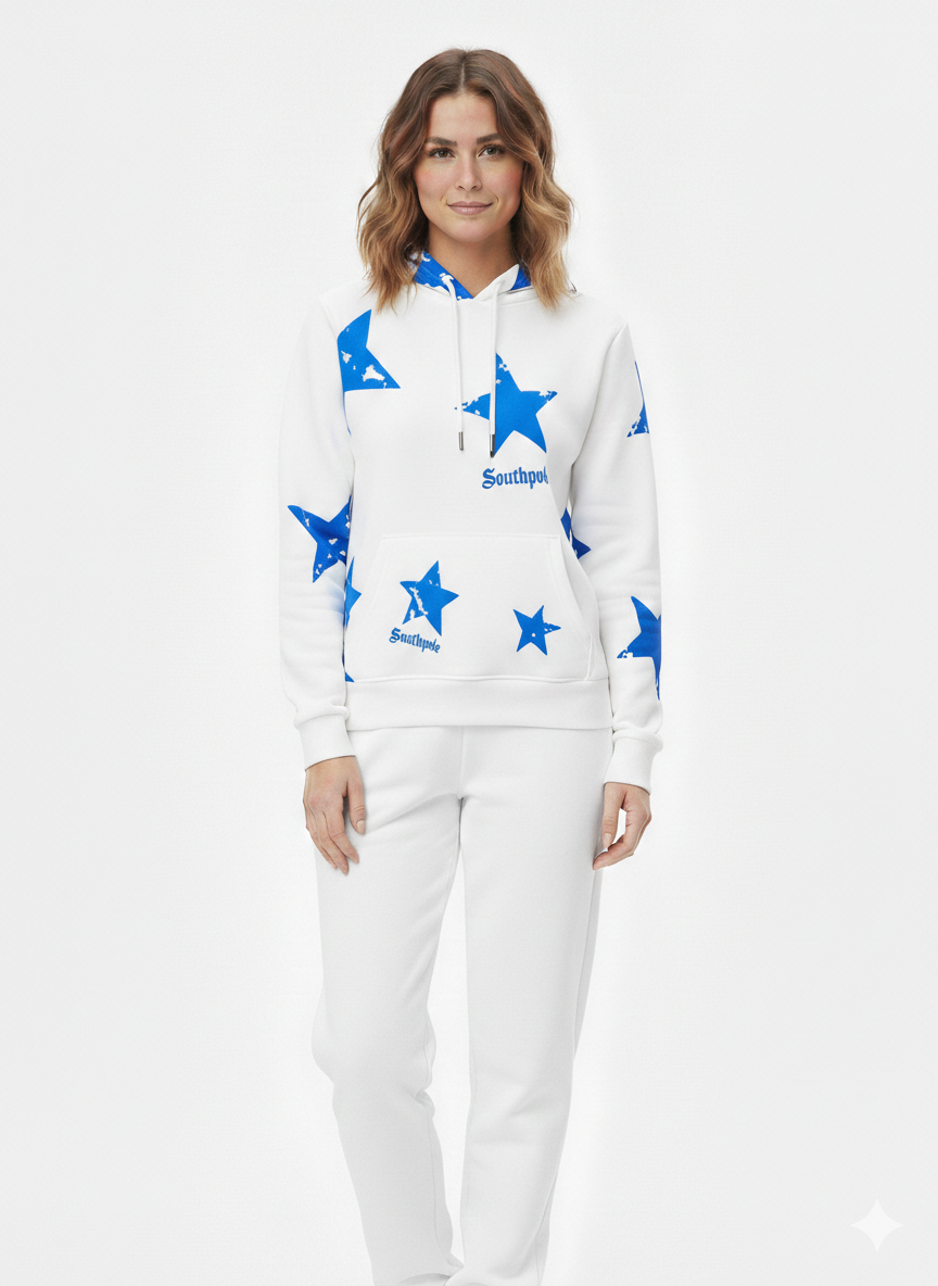 Star Puff Hoodie Ivory