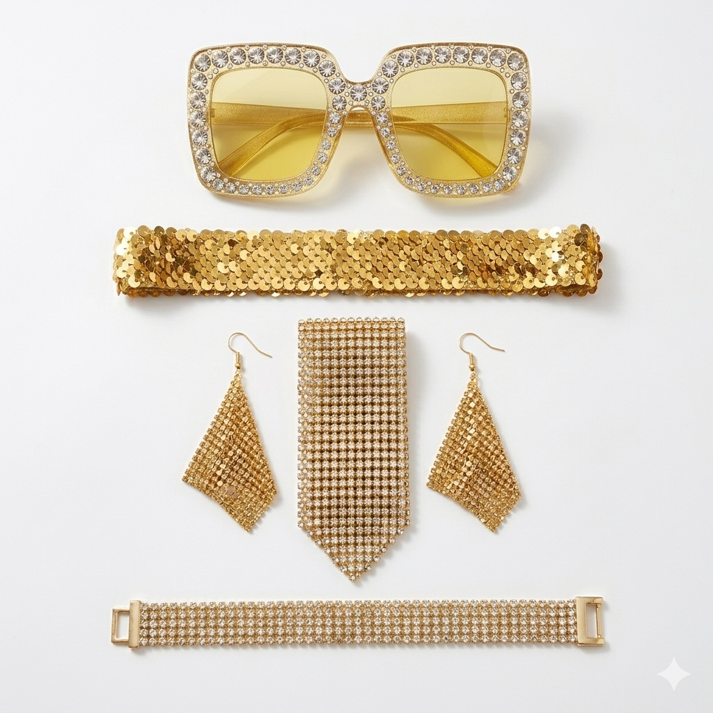 Gold Glam Disco Kit