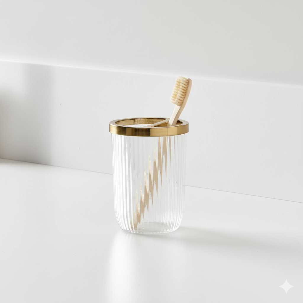 Glass Toothbrush Holder