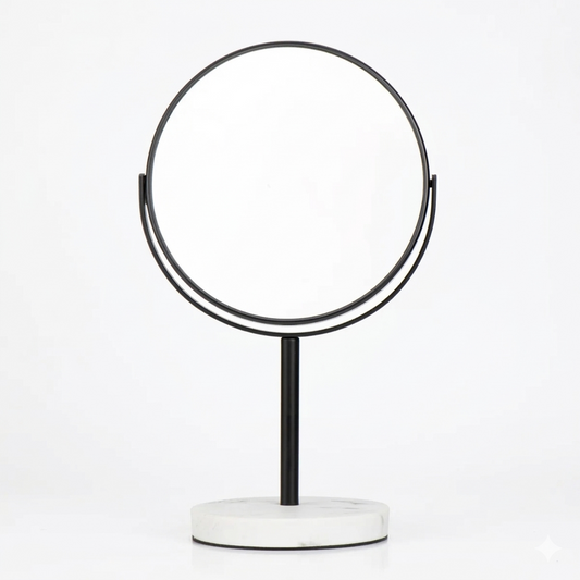 Matte Black  - 8" Closer Look 360 Rotation Tabletop Vanity Mirror 1X/5X
