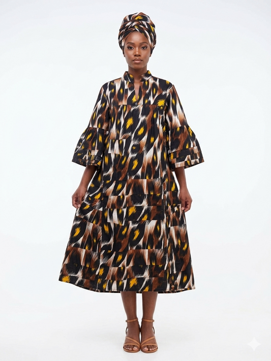 Ankara Dress Print -Etnia Negra