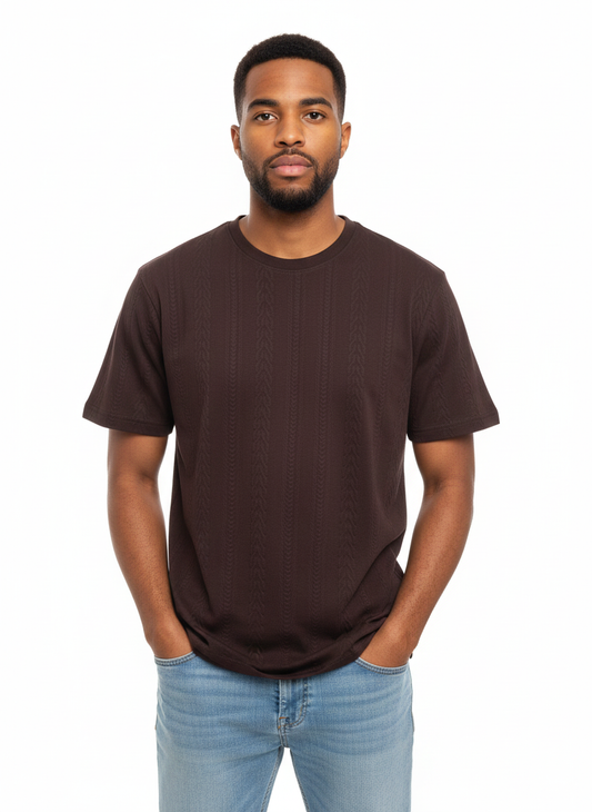 T-Shirt Men Brown  - Just Blu