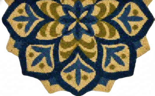 Mat Printed Coir 18x28 Mandala