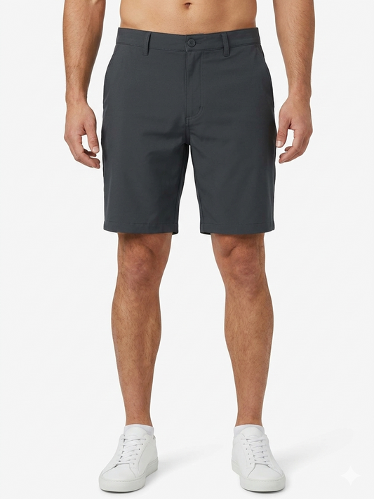 Poly 4 PKT Hybrid Short Black