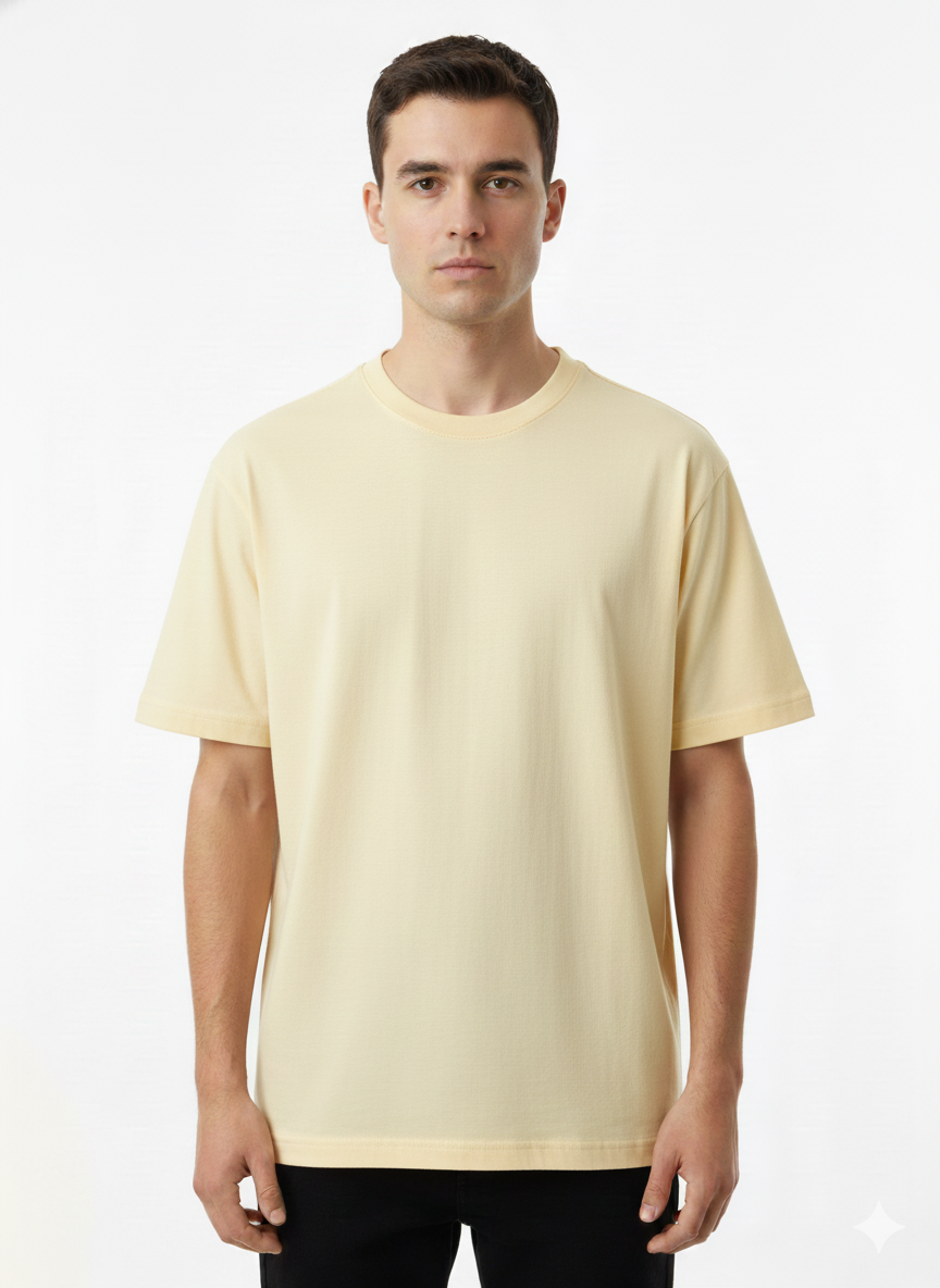 T-Shirt Relaxed Fit Light Yelow