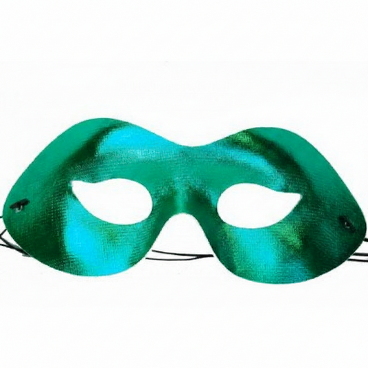 Green Fabric Masquerade Mask