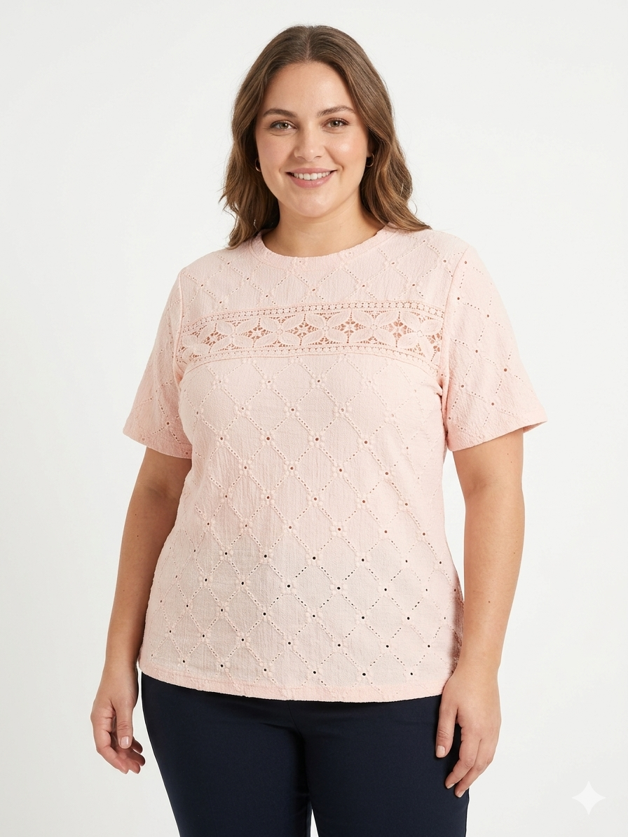 Plus Top Pink